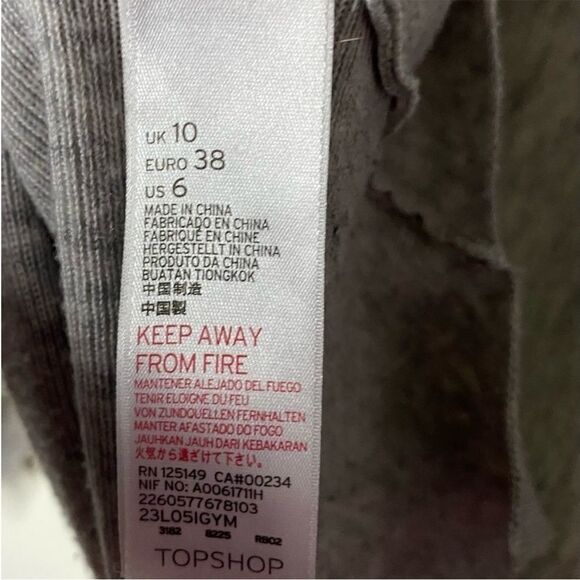 Topshop Gray Long Sleeve Wool Blend Sweater - Picture 7 of 9